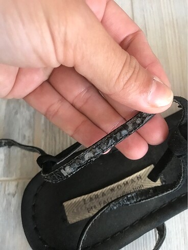 39 Beden siyah Renk Zara sandalet