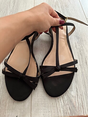 37 Beden siyah Renk H&M sandalet