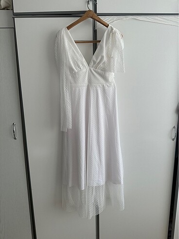 Beyaz nikah elbisesi - Görsel 3