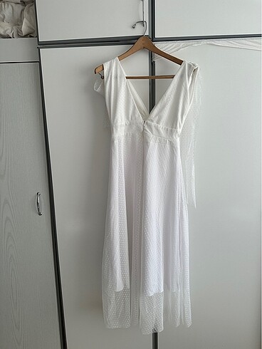 Beyaz nikah elbisesi - Görsel 8