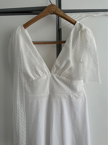 Beyaz nikah elbisesi - Görsel 13
