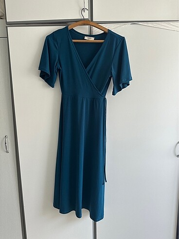 Fabrika uzun elbise - Görsel 3