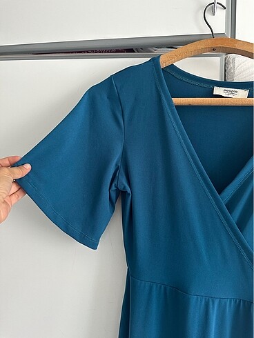 Fabrika uzun elbise - Görsel 4