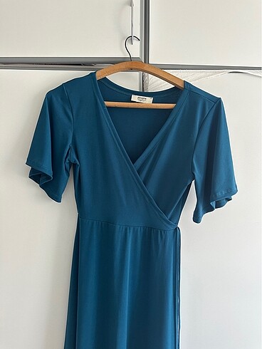 Fabrika uzun elbise - Görsel 5