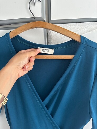 Fabrika uzun elbise - Görsel 6