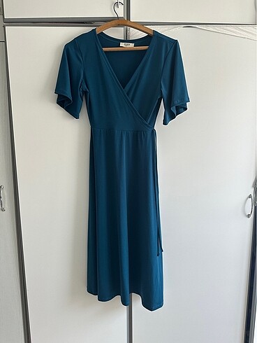 Fabrika uzun elbise - Görsel 10