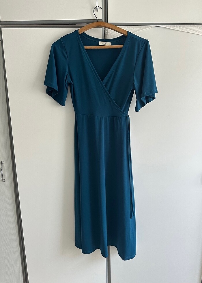 Fabrika uzun elbise - Görsel 2