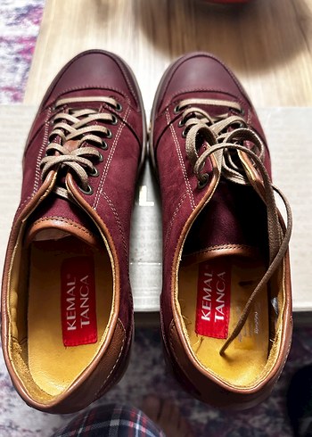 Bordo Parlak Erkek Ayakkabı kemal tanca - Görsel 4