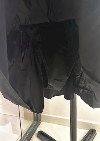 Drapeli Siyah Desenli etekli Mayo - Görsel 4