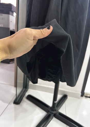 Siyah geniş etekli mayo - Görsel 9