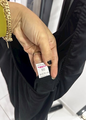 Siyah geniş etekli mayo - Görsel 7