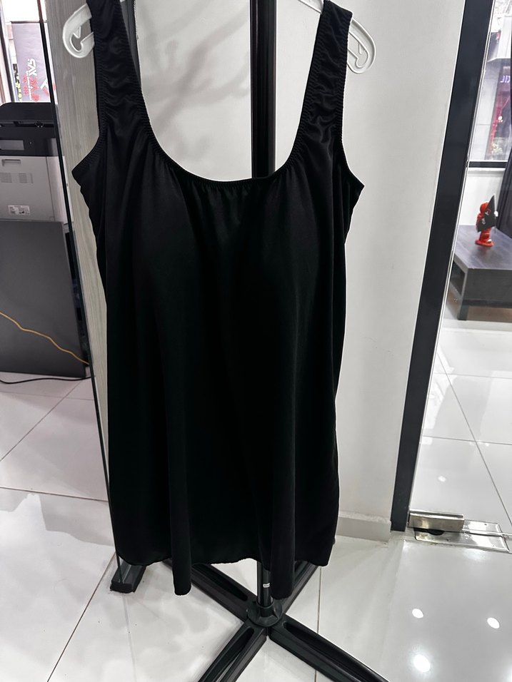 Siyah geniş etekli mayo - Görsel 2