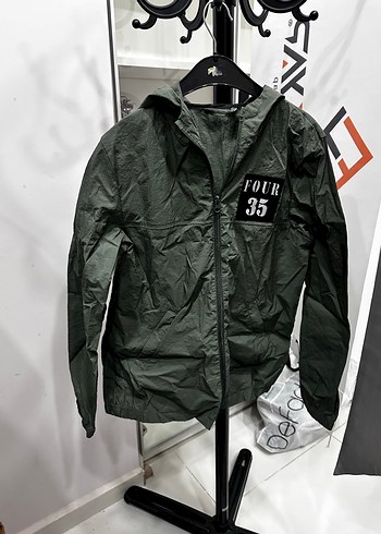 Fermuarlı Uzun Kollu Yağmurluk - Görsel 2