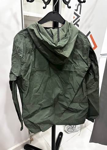 Fermuarlı Uzun Kollu Yağmurluk - Görsel 8