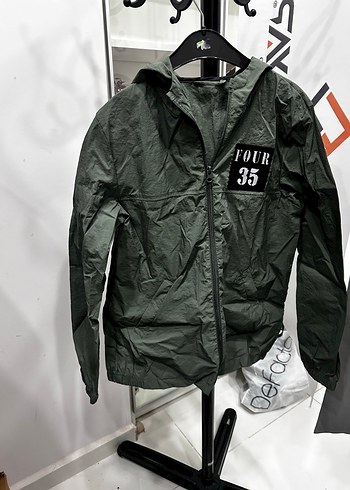 Fermuarlı Uzun Kollu Yağmurluk - Görsel 3