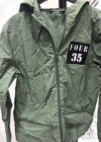 Fermuarlı Uzun Kollu Yağmurluk - Görsel 5