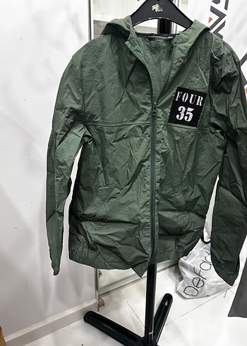 Fermuarlı Uzun Kollu Yağmurluk - Görsel 4