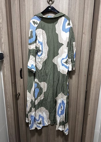 Bohem Uzun Bağlamalı Elbise - Görsel 7