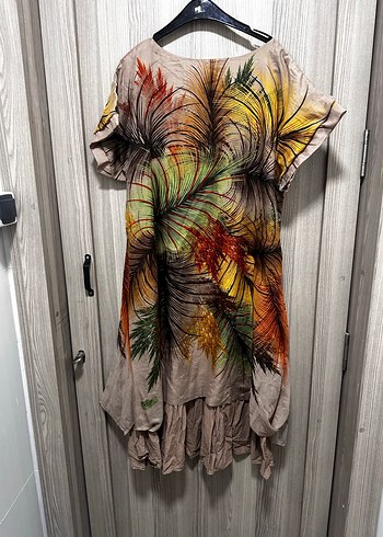 Pamuklu yazlık elbise - Görsel 4