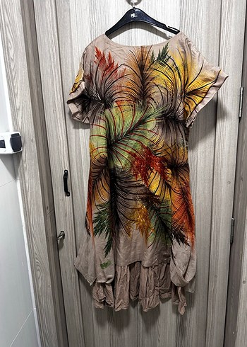 Pamuklu yazlık elbise - Görsel 7