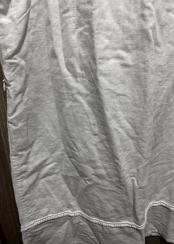 Kadın Beyaz Kolsuz Midi Elbise - Görsel 7