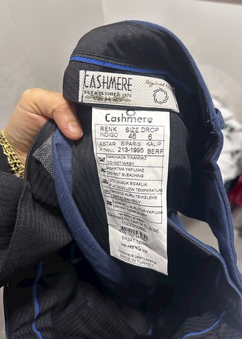 Lacivert Kemerli Erkek Denim Pantolon - Görsel 8