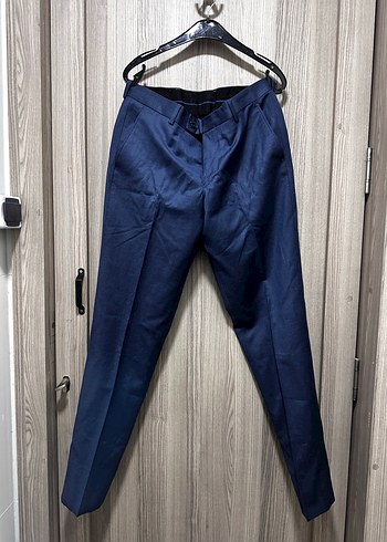 Lacivert Kemerli Erkek Denim Pantolon - Görsel 3