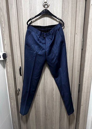 Lacivert Kemerli Erkek Denim Pantolon - Görsel 5