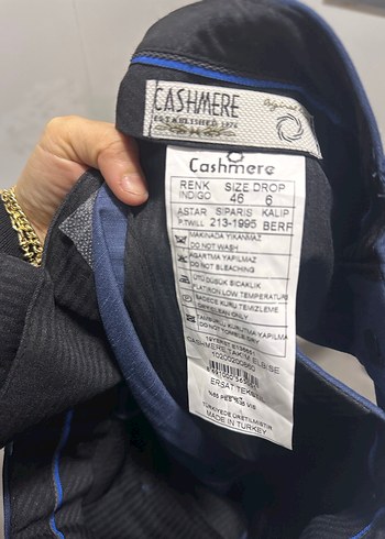 Lacivert Kemerli Erkek Denim Pantolon - Görsel 7