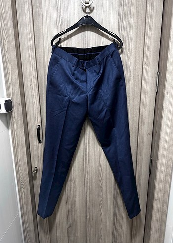 Lacivert Kemerli Erkek Denim Pantolon - Görsel 10