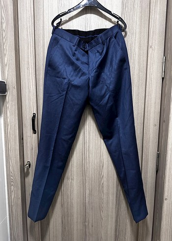 Lacivert Kemerli Erkek Denim Pantolon - Görsel 6