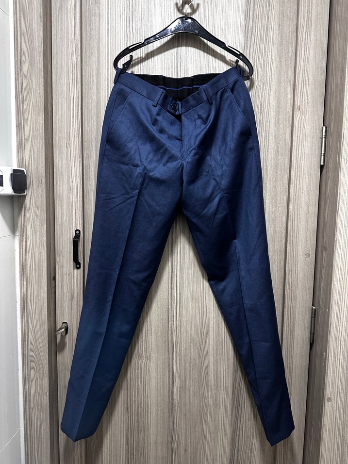 Lacivert Kemerli Erkek Denim Pantolon - Görsel 3