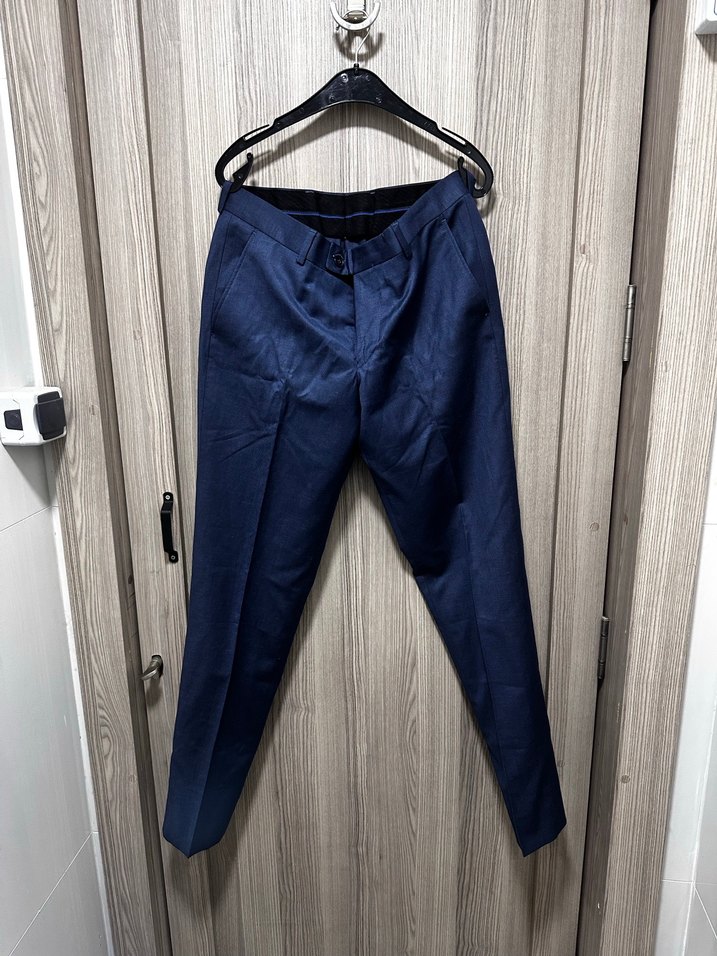Lacivert Kemerli Erkek Denim Pantolon - Görsel 5