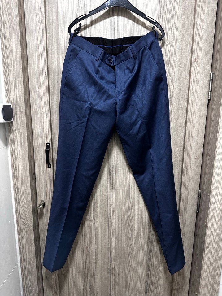 Lacivert Kemerli Erkek Denim Pantolon - Görsel 2