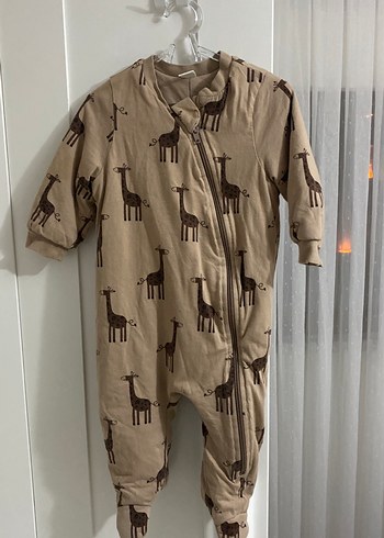 LCW Baby Baskılı Bej tulum - Görsel 2