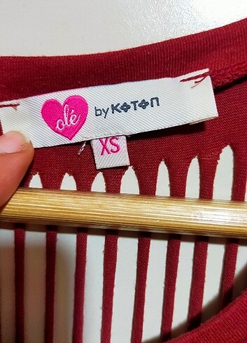 s Beden bordo Renk Koton elbise 