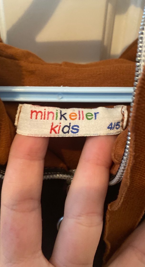 Fermuarlı Kahverengi Kapüşonlu Midi Ceket fermuarlı bozuk - Görsel 2