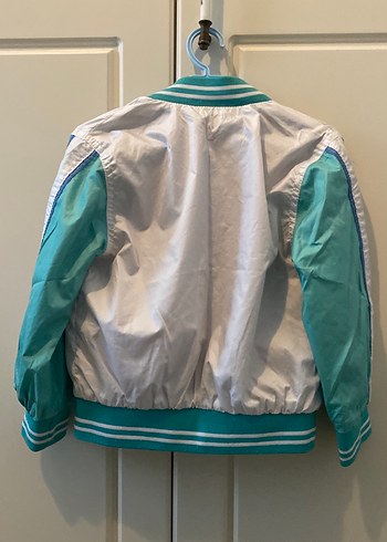 Erkek Çocuk Beyaz Su Geçirmez Ceket çift taraflı - Görsel 2