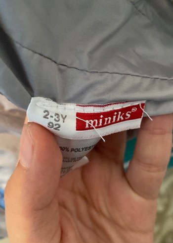 Erkek Çocuk Beyaz Su Geçirmez Ceket çift taraflı - Görsel 5