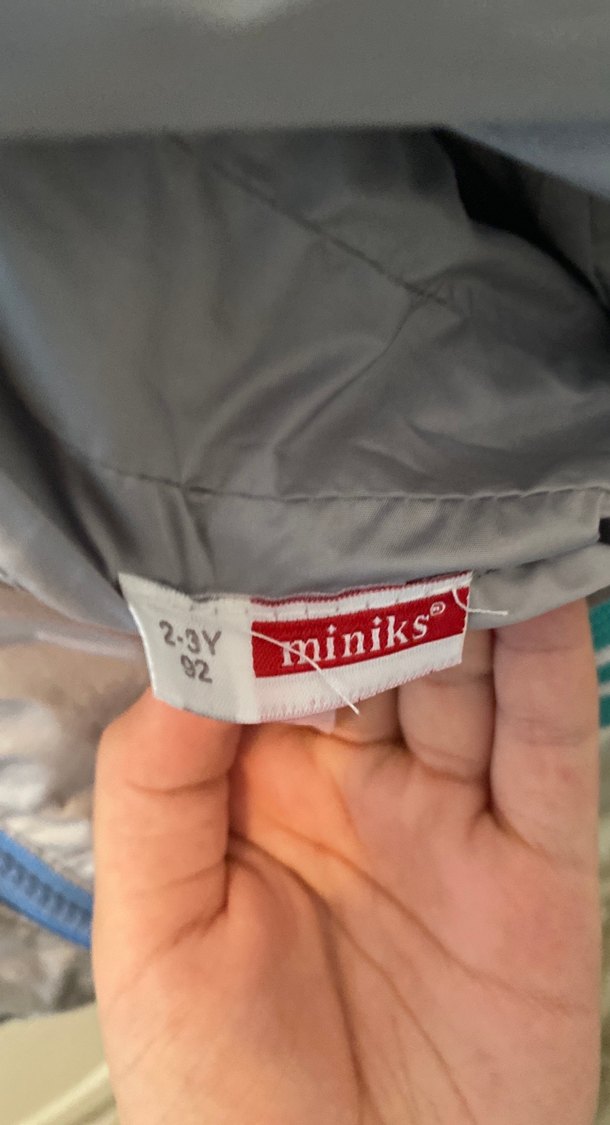 Erkek Çocuk Beyaz Su Geçirmez Ceket çift taraflı - Görsel 4