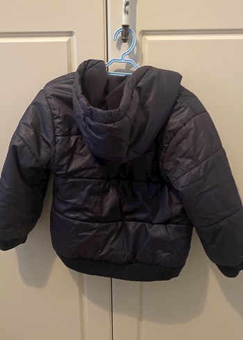 Erkek Çocuk Mavi Fermuarlı Mont - Görsel 3