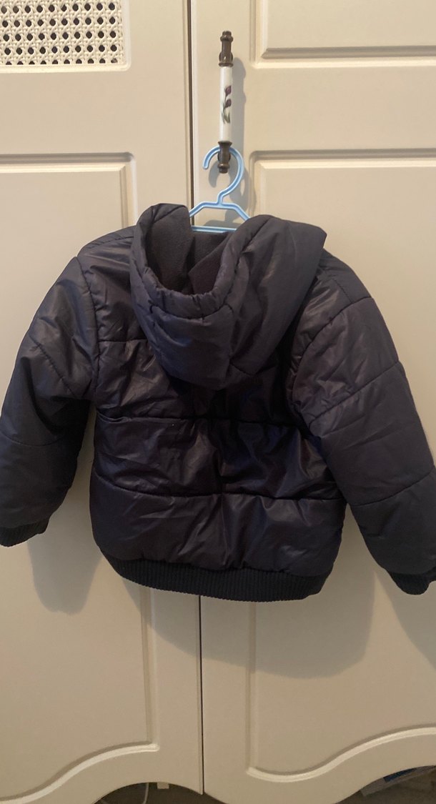 Erkek Çocuk Mavi Fermuarlı Mont - Görsel 3