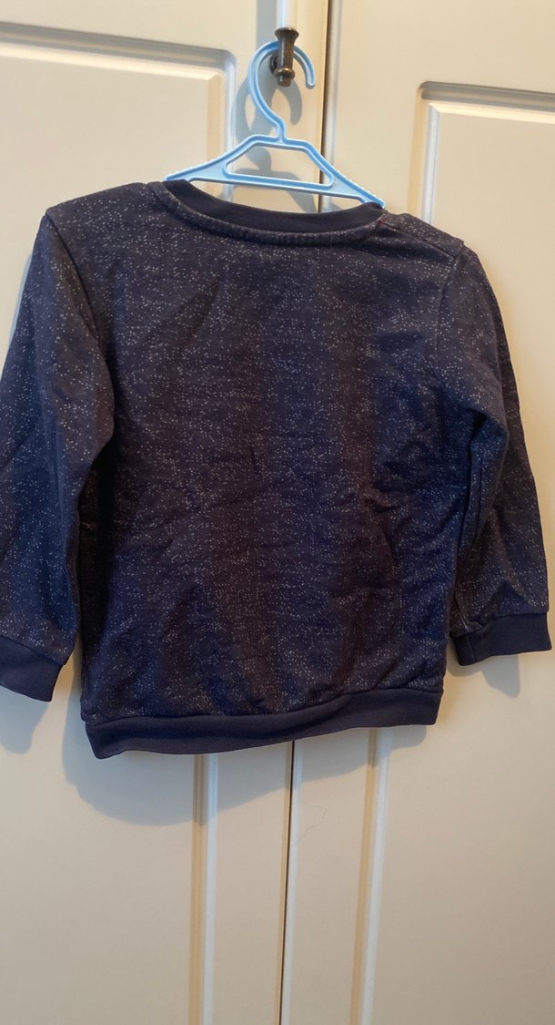 Gri Erkek Çocuk Örme Denim Sweatshirt - Görsel 3