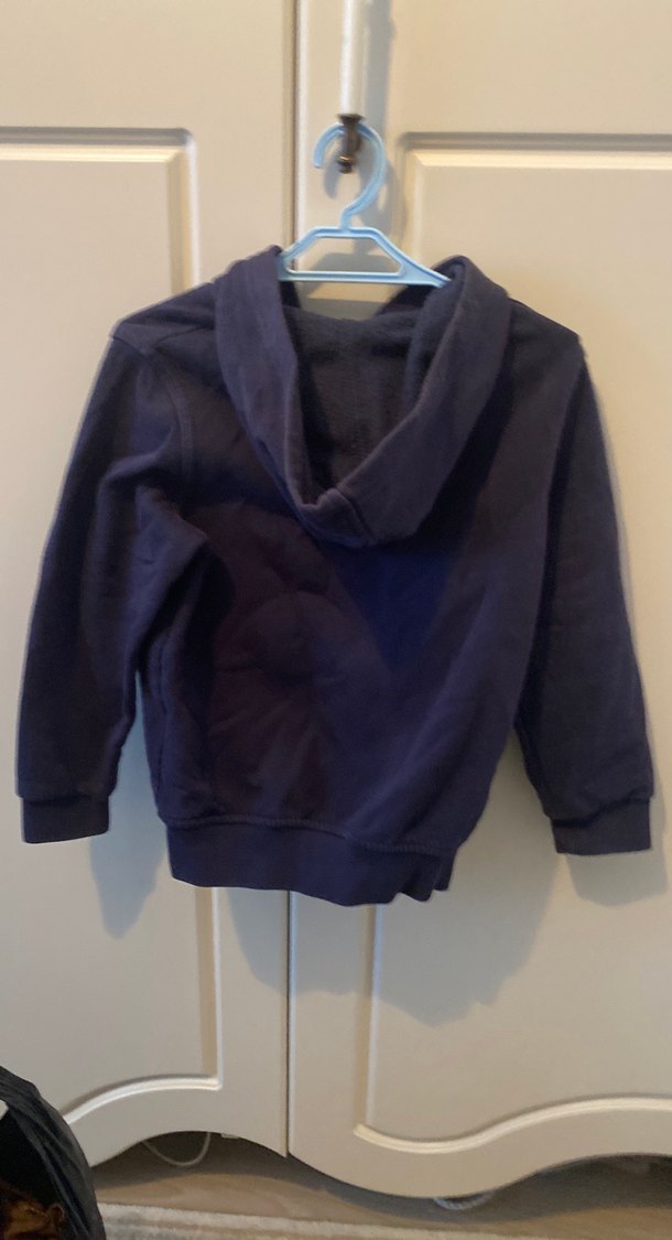 Erkek Çocuk Kapüşonlu Fermuarlı Gri Sweatshirt - Görsel 2