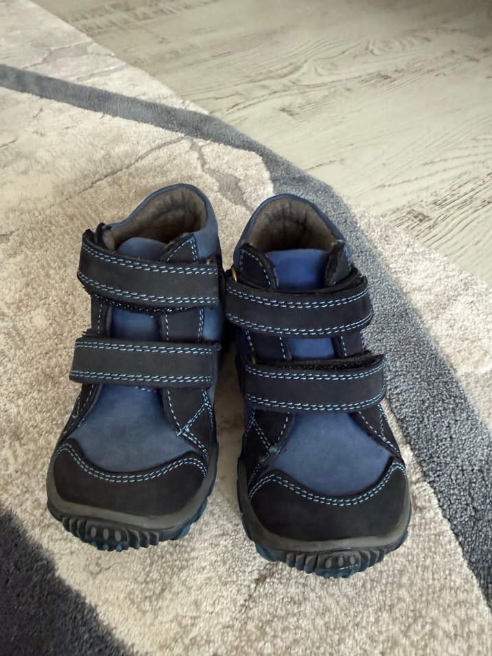 Erkek Çocuk Mavi Cırtlı Bot - Görsel 2