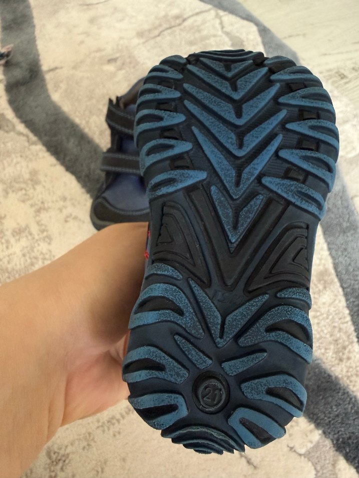 Erkek Çocuk Mavi Cırtlı Bot - Görsel 4