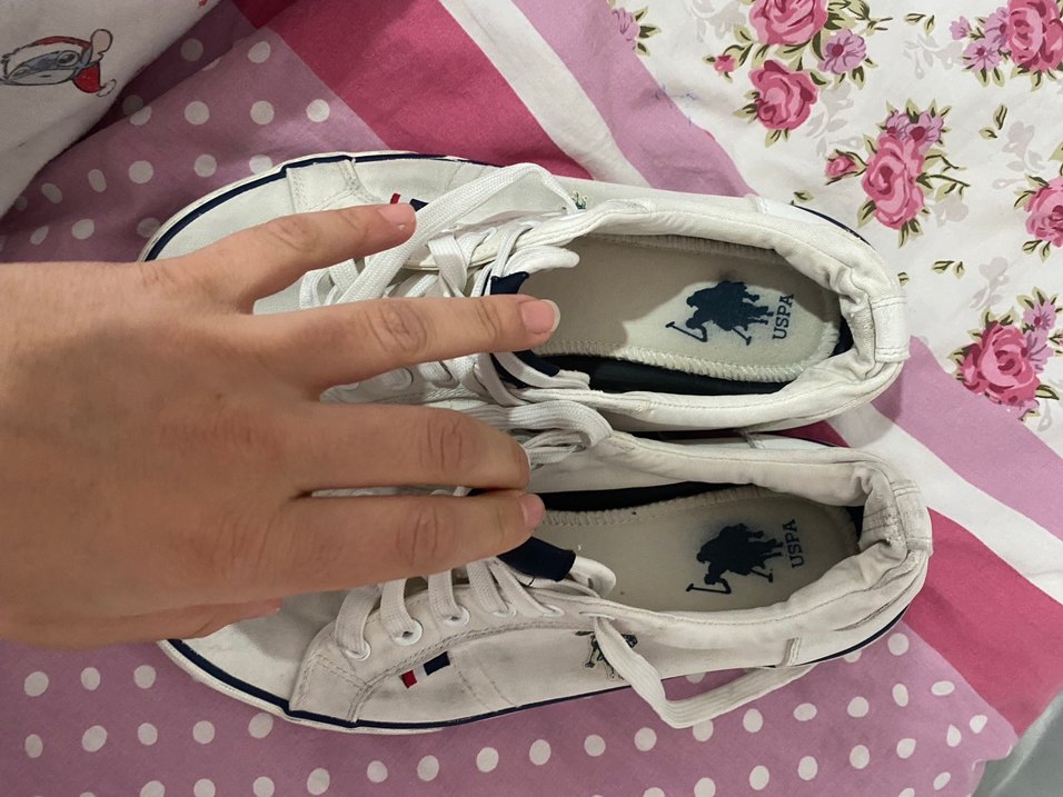 Beyaz Yüksek Topuklu Spor Ayakkabı - Görsel 3