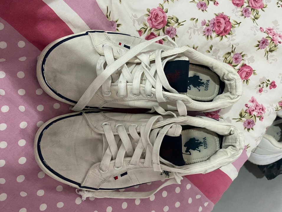 Beyaz Yüksek Topuklu Spor Ayakkabı - Görsel 2