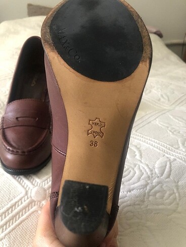 38 Beden Max&Co. topuklu loafer