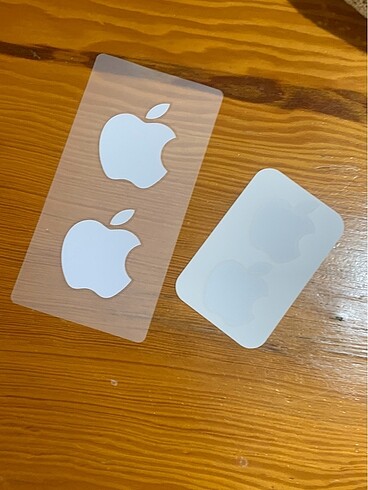 Orijinal Apple logo sticker?ları